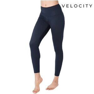 Velocity High Waist‎ Squat Proof Ankle Length Yoga Pants for Women